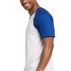 TOP PRO Men's Short Sleeve Baseball Tee Shirt (S, Royal Blue/White) - Image 4