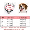 Love Dream Dog Prong Training Collar Quick Release Buckle, Dog Choke Pinch Collar with Comfort Tips for Small Medium Large Dogs (X-Large(4.0mm,23.6 Inch), Metal Buckle) - Image 3
