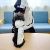 TOMOO Pet and Owner's Parent-Child Matching Hoodie,Black and White Couple Outfit Attire Pet Sweat Shirts Small Medium Large Dog's Clothes (Black XXL) - Image 6