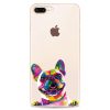 Cavka TPU Case Compatible with iPhone 15 14 13 12 11 Pro Max Plus Mini Xs Xr X 8+ 7 6 5 SE Cute French Bulldog Flexible Silicone Print Colored Dog Design Slim fit Cute Funny Animals Clear Girls Paws - Image 5