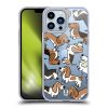 Head Case Designs Basset Hound Dog Breed Patterns 2 Soft Gel Case Compatible with Apple iPhone 13 Pro Max