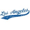 UGP Campus Apparel Los Angeles City Baseball Script - Hometown Pride, Pitcher Long Sleeve T Shirt - Large - White/Blue - Image 6