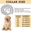 Flatfoosie Gold Dog Chain Collar Diamond Cuban Link Durable Dog Chain Collar for Outside Walking Secure Buckle Dog Gold Chain for Small Medium Large Dogs Cats (20inch, Silver) - Image 6