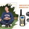 1100 Yard Remote Dog Shock Collar Automatic Stop Bark Training Device with Beeping Vibrating Shocking E-collar To Train 3 Small Medium to Large Dogs (3-dog kit) - Image 5