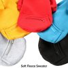 PETCARE Dog Hoodie Yellow Winter Warm Dog Sweater Soft Fleece Hooded Sweatshirts with Pocket Puppy Sweaters Small Dog Clothes Chihuahua Yorkies French Bulldog Outfits Dog Cold Weather Clothes Coats - Image 2