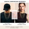 Suplight Gold Cuban Link Chain for Men, Thick Mens Chain, Stainless Steel 18k Gold Plated Chain, 3MM Curb Link Chain, 14 inch Choker Chain Men - Image 5