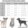 PETCARE Dog Hoodie Yellow Winter Warm Dog Sweater Soft Fleece Hooded Sweatshirts with Pocket Puppy Sweaters Small Dog Clothes Chihuahua Yorkies French Bulldog Outfits Dog Cold Weather Clothes Coats - Image 7