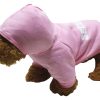Petitebella Security Guard Hoodie Sweatshirt Puppy Dog Shirt (Pink, Large)