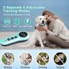 GROOVYPETS 550 Yard Auto Anti-bark Remote Dog Training Shock Collar, Sky Blue/Torquoise - Image 8