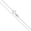 SAC SILVER Sterling Silver Box Chain 1mm Genuine Solid 925 Italy Classic New Necklace 18in