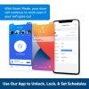 SmartDoor? Never Rust Connected Pet Door, Dog and Cat, Selective Entry and Exit, App Enabled Pet Door, Smart Device, Smartphone Controlled, Customize Schedule, Multiple Pets, Medium - Image 7