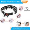 Dog Prong Training Collar,Dog Training Collar Adjustable Dog Choke Pinch Collar with Quick Release Buckle /Nylon Cover for Small Medium Large Dogs - Image 4