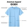 American Apparel Heavyweight Cotton T-Shirt, Style G1301/G1301GD, Royal Blue (2-Pack), 2X-Large - Image 6