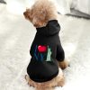 I Love New York City Dog Hoodies Cute Hooded Sweatshirt Pet Suit Clothes Coat with Hat M - Image 3