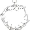 Choker Prong/Pinch/Spike Chain Collar 20" for Dogs up to 250 Lbs