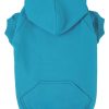 Zack & Zoey Basic Hoodie for Dogs, 16" Medium, Bluebird