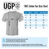 UGP Campus Apparel Los Angeles City Baseball Script - Hometown Pride Souvenir Basic Cotton T-Shirt - Large - White/Blue - Image 4