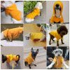 PETCARE Dog Hoodie Yellow Winter Warm Dog Sweater Soft Fleece Hooded Sweatshirts with Pocket Puppy Sweaters Small Dog Clothes Chihuahua Yorkies French Bulldog Outfits Dog Cold Weather Clothes Coats - Image 6