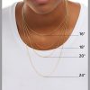 Amazon Essentials 14K Gold Plated Fine Curb Chain 24", Yellow Gold - Image 2