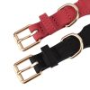 Didog Genuine Leather Dog Collars,Braided Dog Collar Leather Stylish & Durable Metal Chain Dog Collar for Medium Large Dogs,Black,L - Image 4