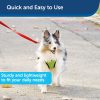 PetSafe Nylon Dog Leash - Strong, Durable, Traditional Style Leash with Easy to Use Bolt Snap - 3/4 in. x 4 ft., Red - Image 5