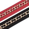 Didog Genuine Leather Dog Collars,Braided Dog Collar Leather Stylish & Durable Metal Chain Dog Collar for Medium Large Dogs,Black,L - Image 5