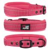 Tuff Pupper Ultra Comfort Padded Dog Collar | Thick Neoprene Padding | Ballistic Nylon Strap Dog Collar with Reflective Stitching | Durable Metal Buckle & Integrated ID Tag Holder | Waterproof Collar