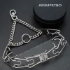AIGMPETBO Prong Pinch Collar for Dogs Stainless Steels Adjustable Training Collar Ultra-Plus Chrome Plated Pet Pinch Anti - AliExpress 15 - Image 4