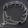 AIGMPETBO Prong Pinch Collar for Dogs Stainless Steels Adjustable Training Collar Ultra-Plus Chrome Plated Pet Pinch Anti - AliExpress 15 - Image 5