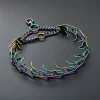 Black Metal Dog Prong Collar Removable Pet Spike Necklace with Comfort Rubber Tip Adjustable Stainless Steel Dogs Link Chain - AliExpress 15 - Image 4