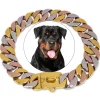 Dog Chain Collars 32MM Strong Choker collars Stainless Steel Metal Pitbull Gold Pet Necklace For Large Dogs - AliExpress 15