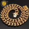 Gold Dog Luxury Necklace Stainless Steel Dogs Collar Small Big Dogs Silver Solid Cuban Link Chain for Pet Supplies Accessories - AliExpress 15 - Image 3