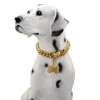 Heavy Duty Strong Metal Dog Cuban Chain Collar Stainless Steel Pet Collar For Large Dogs Pitbull Bulldog Silver Gold Show Collar - AliExpress 15 - Image 5