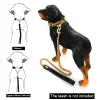 NIKPET Gold Color Dog Martingale Collar Metal Chain Choke with Design Secure Buckle, 18K Cuban Link 15MM Strong Chew Proof - AliExpress 15 - Image 2