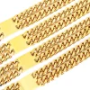 Pet Dog Chain Collar Luxury Metal Material 2.5cm Width Collars Stainless Steel Pitbull Collars Accessories for Medium Large Dog - AliExpress 15 - Image 5