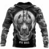 Pet Dog Pitbull Hoodies Men's Hoodie 3D Print Unisex Adult's Tops Autumn Long Sleeve Streetwear Hooded For Men Clothing - Image 3