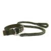 Strong Coarse Nylon Dog Leash Army Green Canvas Double Row Adjustable Dog Collar L/XL Medium Large Dog Pitbull Lead Set - AliExpress 15 - Image 4