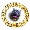 Strong Dog Gold Collar Big Dogs Cuban Link Chain 32mm Wide Stainless Steel Collar for Medium Large Bulldog Usage - AliExpress 15
