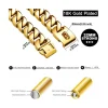 Strong Dog Golden Collar Choker Pets Dogs Cuban Link Chain 32mm Width Stainless Steel Collar for Medium Large Bulldog Usage - AliExpress 15 - Image 2