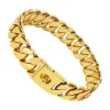 Strong Dog Golden Collar Choker Pets Dogs Cuban Link Chain 32mm Width Stainless Steel Collar for Medium Large Bulldog Usage - AliExpress 15