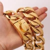 Strong Metal Dog Chain Collars Stainless Steel Pet Training Choke Collar For Large Dogs Pitbull Bulldog Silver Gold Show Collar - AliExpress 15 - Image 2
