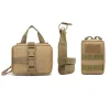 3Pcs Dog Tactical Bags Attaching on Harness Vest 2Pcs Pouch Molles and 1 Belt Bottle Holder Waist Military K9 Training Carrier - AliExpress 15 - Image 2