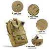 3Pcs Dog Tactical Bags Attaching on Harness Vest 2Pcs Pouch Molles and 1 Belt Bottle Holder Waist Military K9 Training Carrier - AliExpress 15 - Image 5