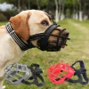 Comfy Soft Silicone Big Dog Muzzles for Medium Large Dogs Adjustable Strong Basket Pet Mouth Mask Labrador Pitbull Accessories - AliExpress 15