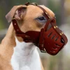 Real Leather Dog Muzzle Anti Biting Dogs Traning Muzzle No Bite Anti Bark Pet Mask For Medium Large Dog Pitbull Labrador - AliExpress 15 - Image 4