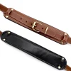 Soft Leather Dog Harness Brown Genuine Leather Medium Large Dog Harnesses Adjustable for Pitbull Alaskan Walking Training - AliExpress 15 - Image 3